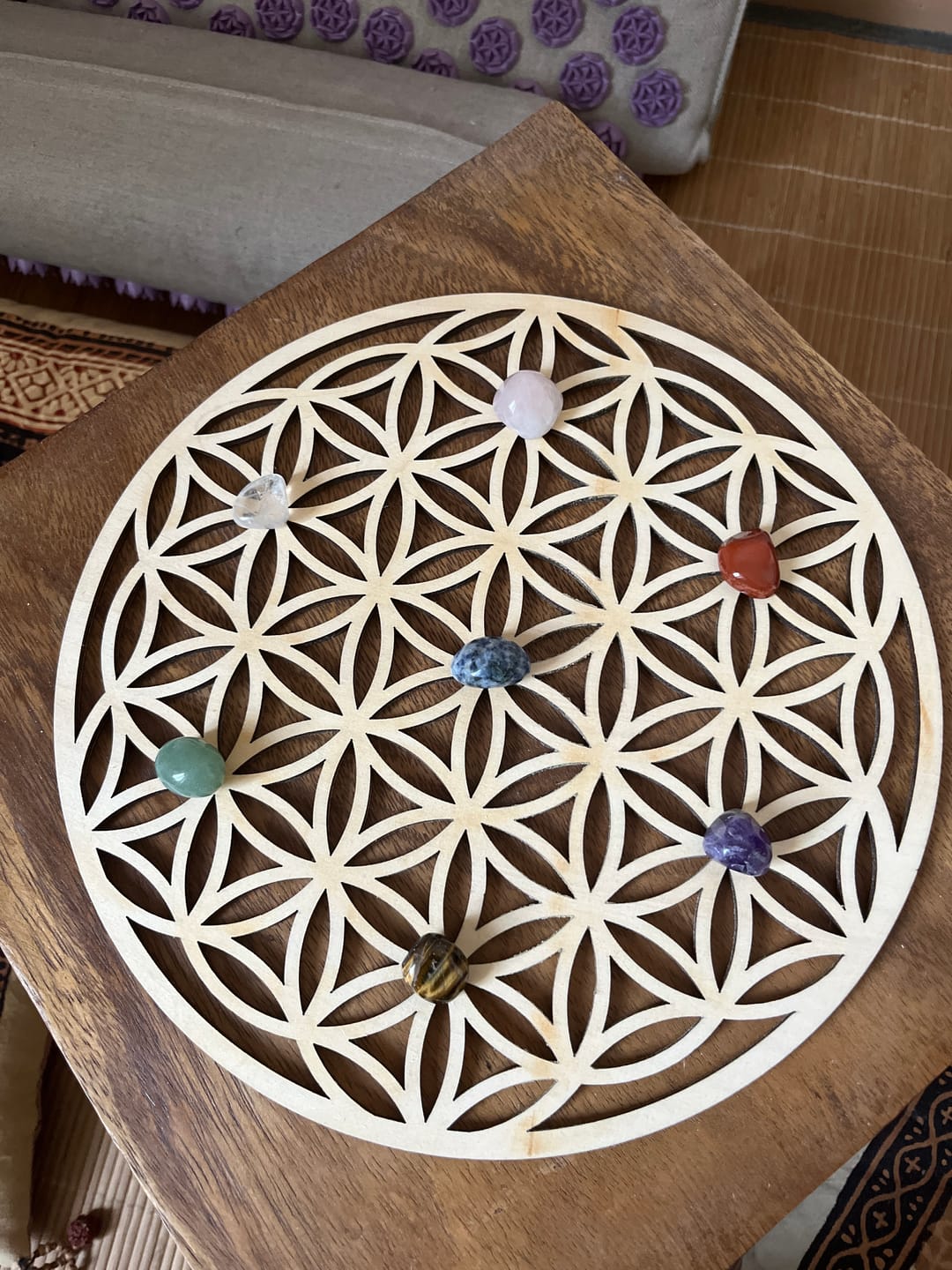 Customer photo review of Fleur de Vie en Bois Naturel Harmonisante