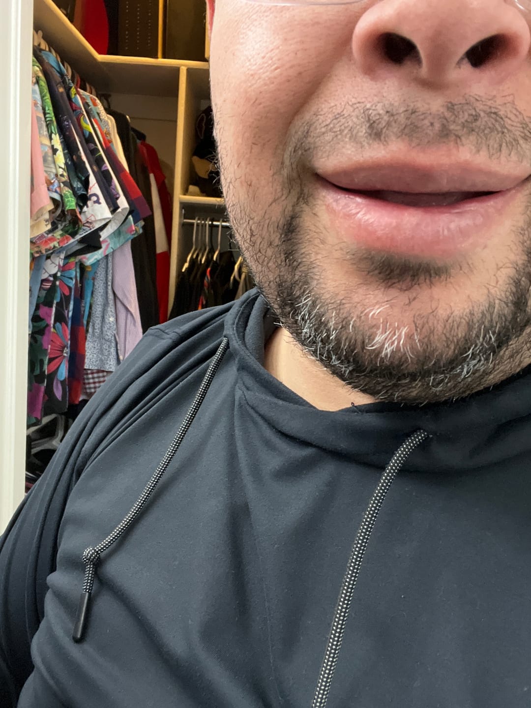 Customer photo review of Galaxy Black – Performance Hoodie