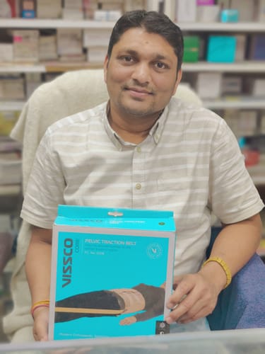 Customer photo review of Pelvic Traction Belt - (Grey)