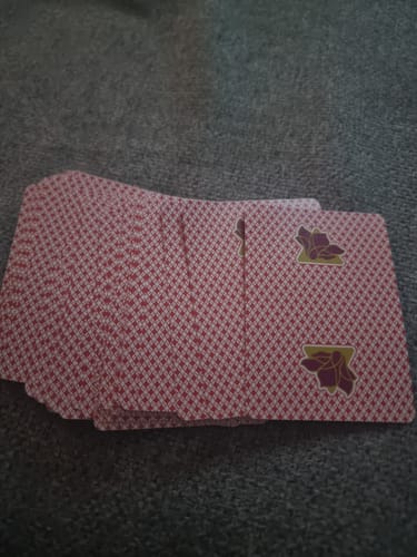Customer photo review of Bee Lotus Casino Grade (Blue) Playing Cards