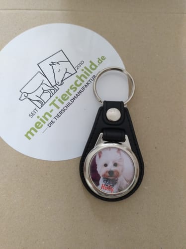 Customer photo review of Schlüssel- Anhänger mit Foto 2 Seiten