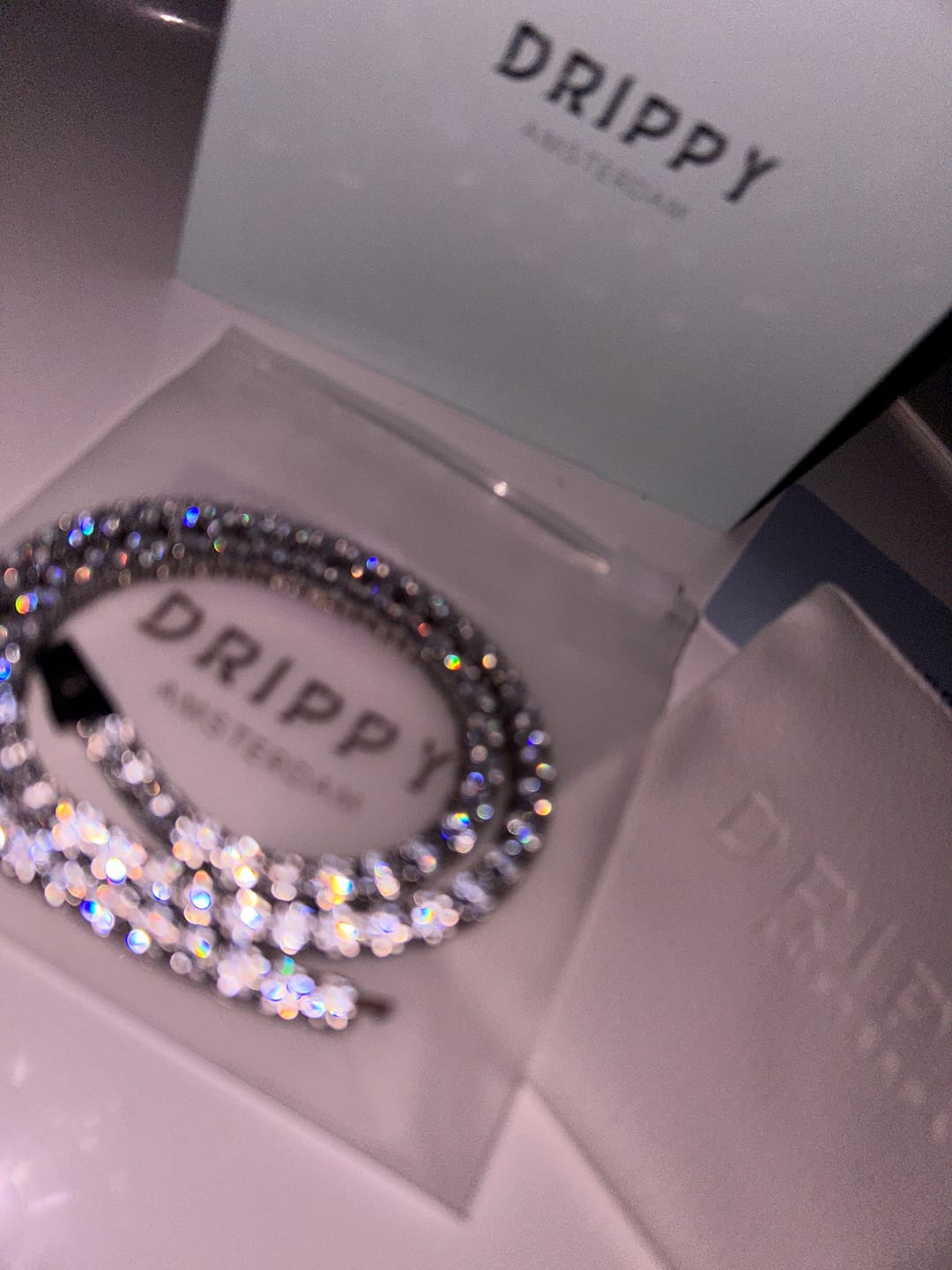 Customer photo review of ICE BREAKER CHAIN. - 5MM WHITE GOLD
