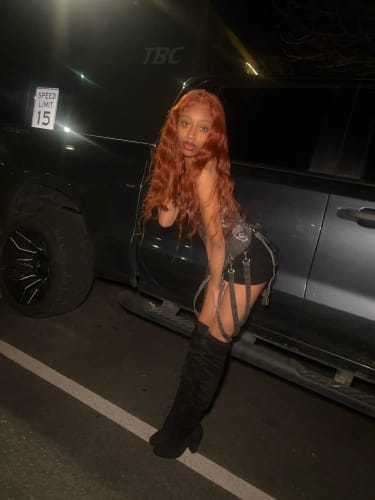 Customer photo review of Reddish Brown Fall Color Body Wave Wig 13x4 Transparent Lace Front For Women