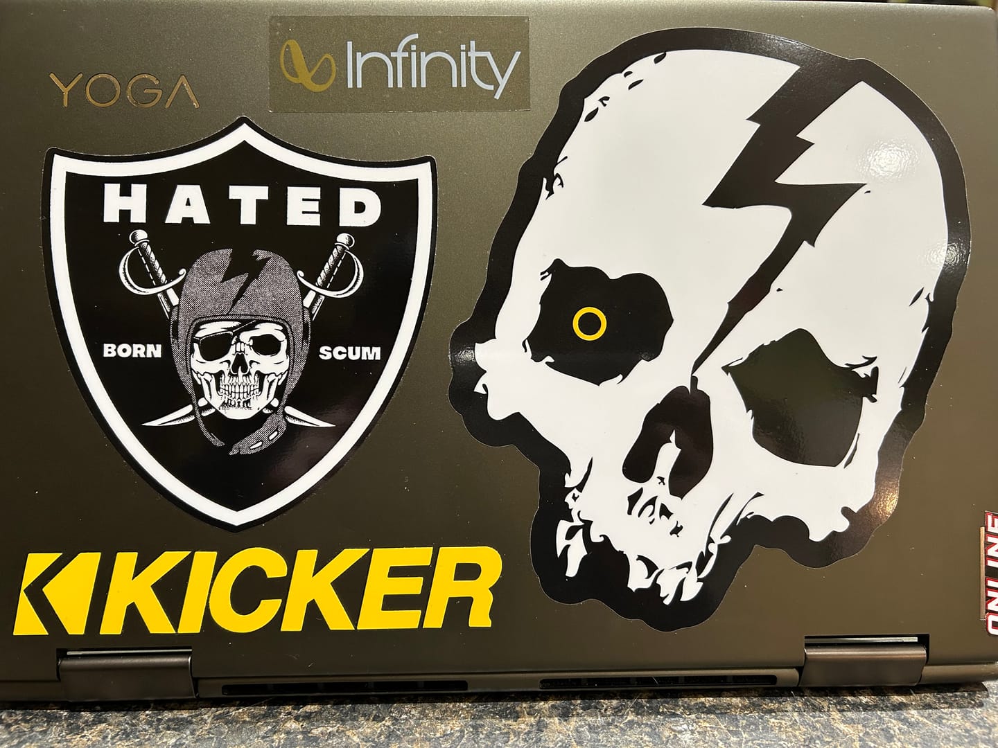 Customer photo review of NATION STICKER