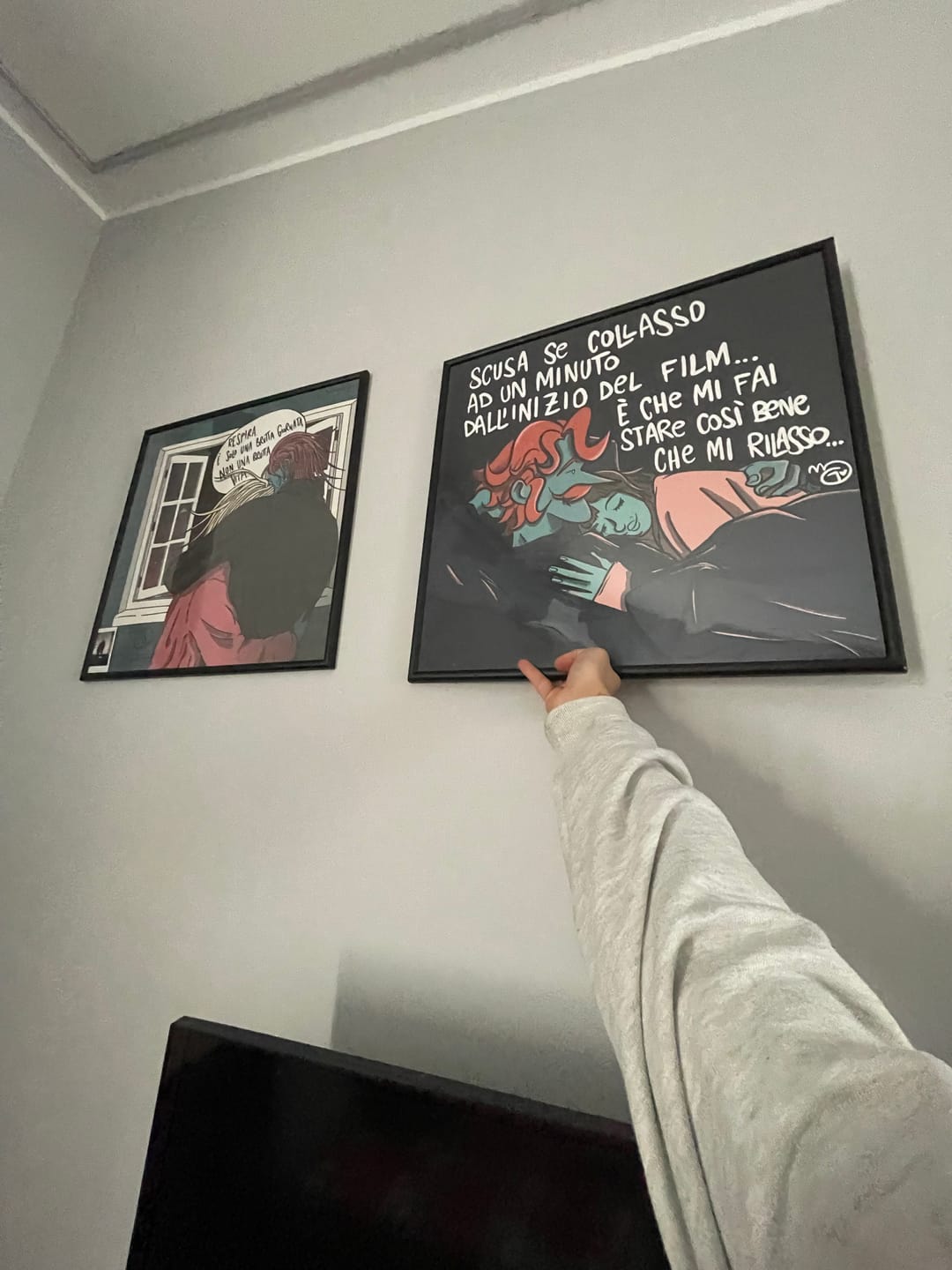Customer photo review of Poster su cartoncino premium - Mi rilasso