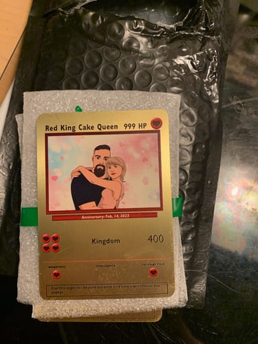 Customer photo review of Limited Edition V-Day Card