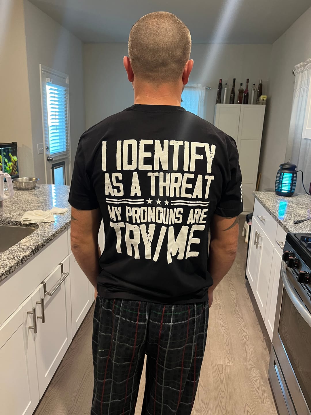 Customer photo review of I Identify As A Threat