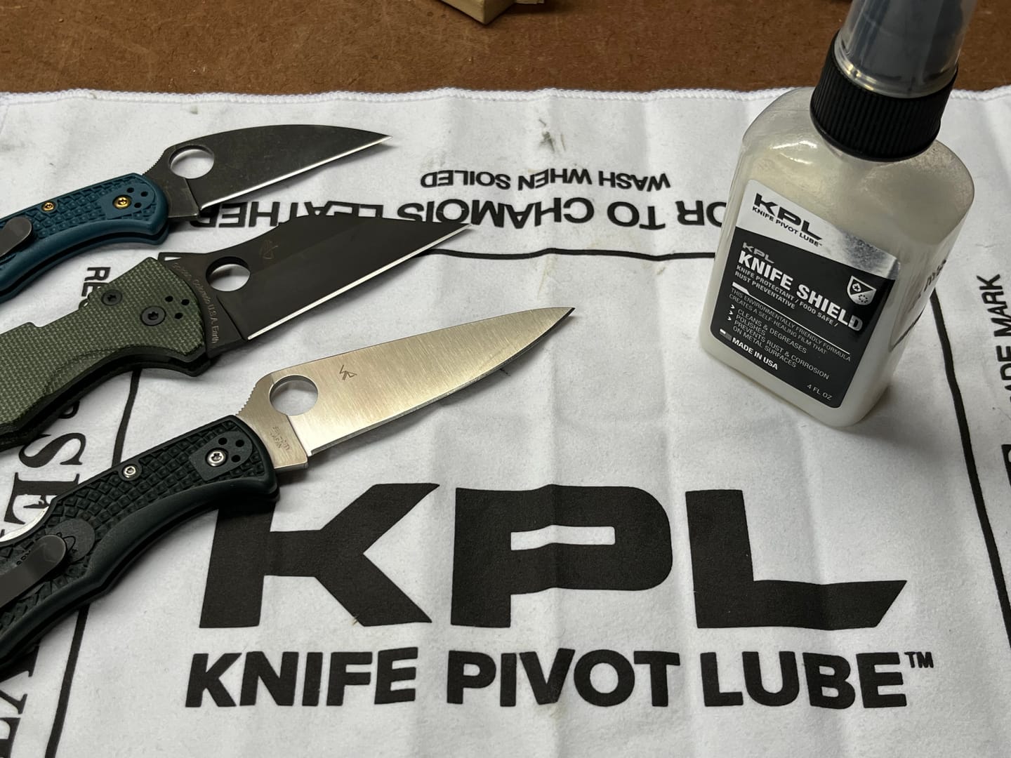 Customer photo review of Knife Shield - Corrosion Preventive Knife Cleaner