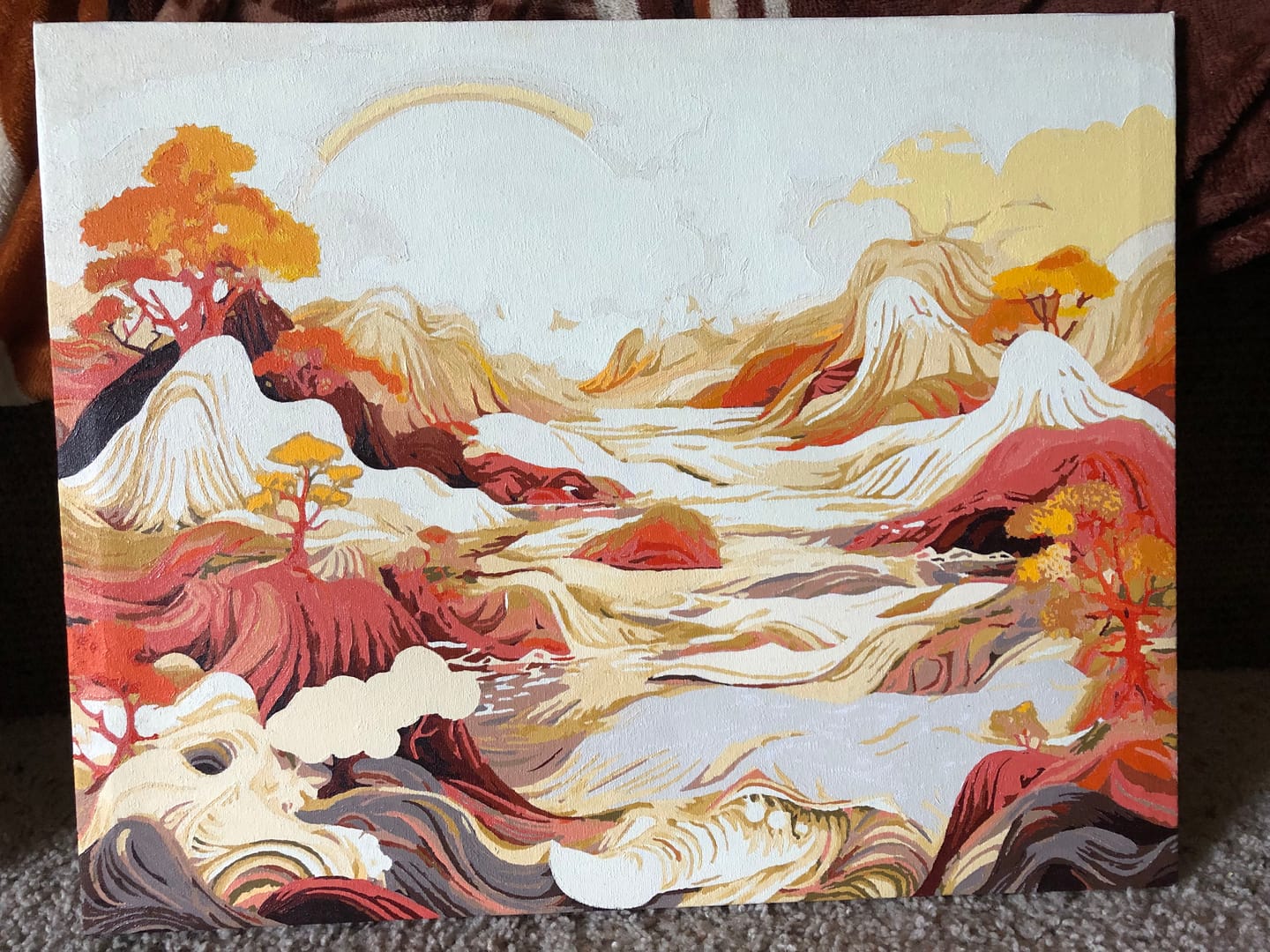 Customer photo review of Abstract Mountain Harmony