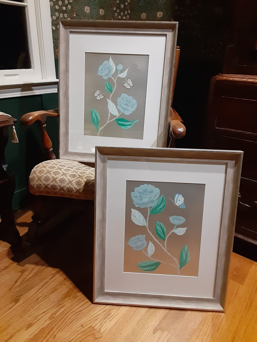 Customer photo review of Metallic Papers Set of 4