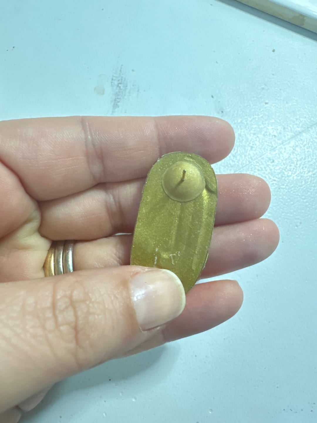 Customer photo review of Earring Post Embedder Kit