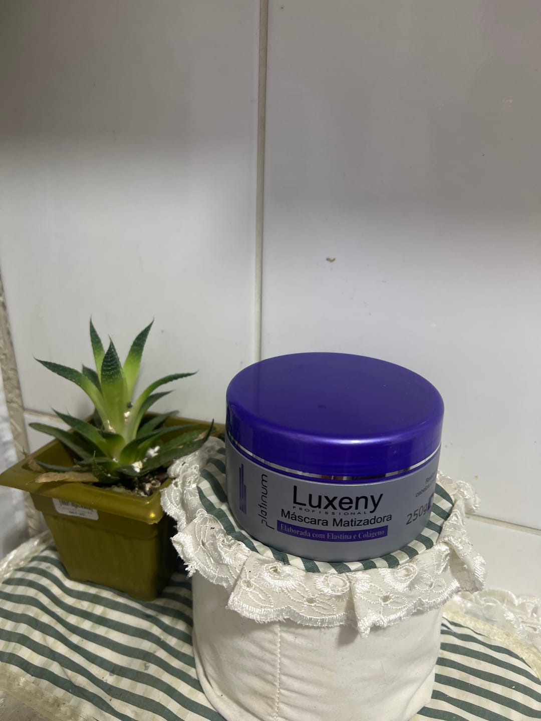 Customer photo review of Mascarilla Matizadora Platinum 250g