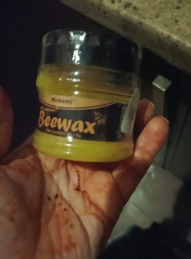 Customer photo review of Beewax Furniture Polish - (FREE Delivery)