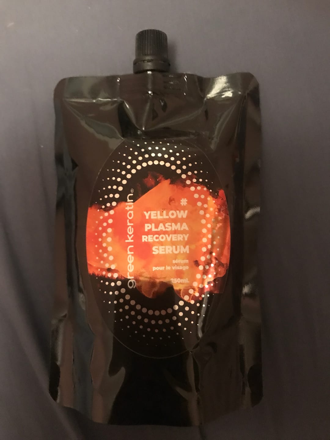 Customer photo review of YELLOW PLASMA – Sérum Réparateur pour le visage #FF