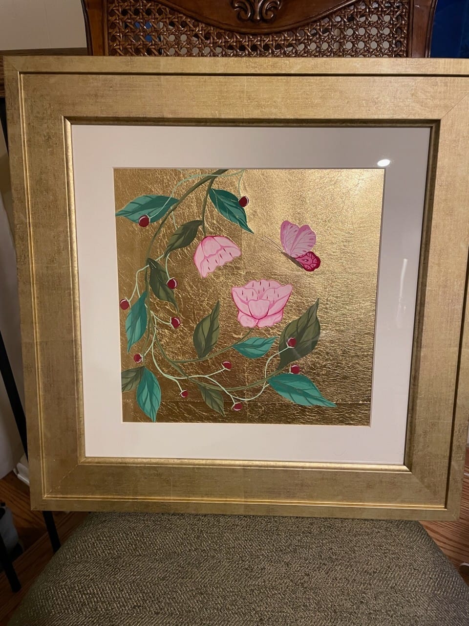 Customer photo review of Metallic Papers Set of 4