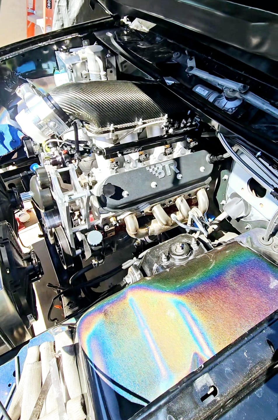 Customer photo review of LS1 Vacuum/Boost Billet Aluminum Distribution Block w/ Holley Hi-Ram Bracket 10-10024-1
