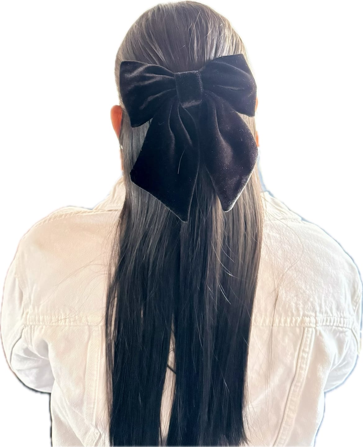Customer photo review of MOÑO - MINI LARGE VELVET BOWS
