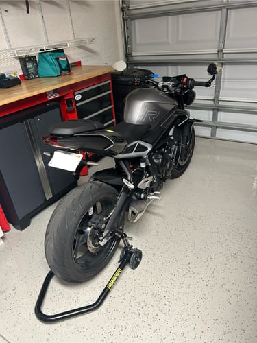 Customer photo review of Triumph Street Triple / 765 / Daytona 675/Moto2  - Tail Tidy Kit 2013+