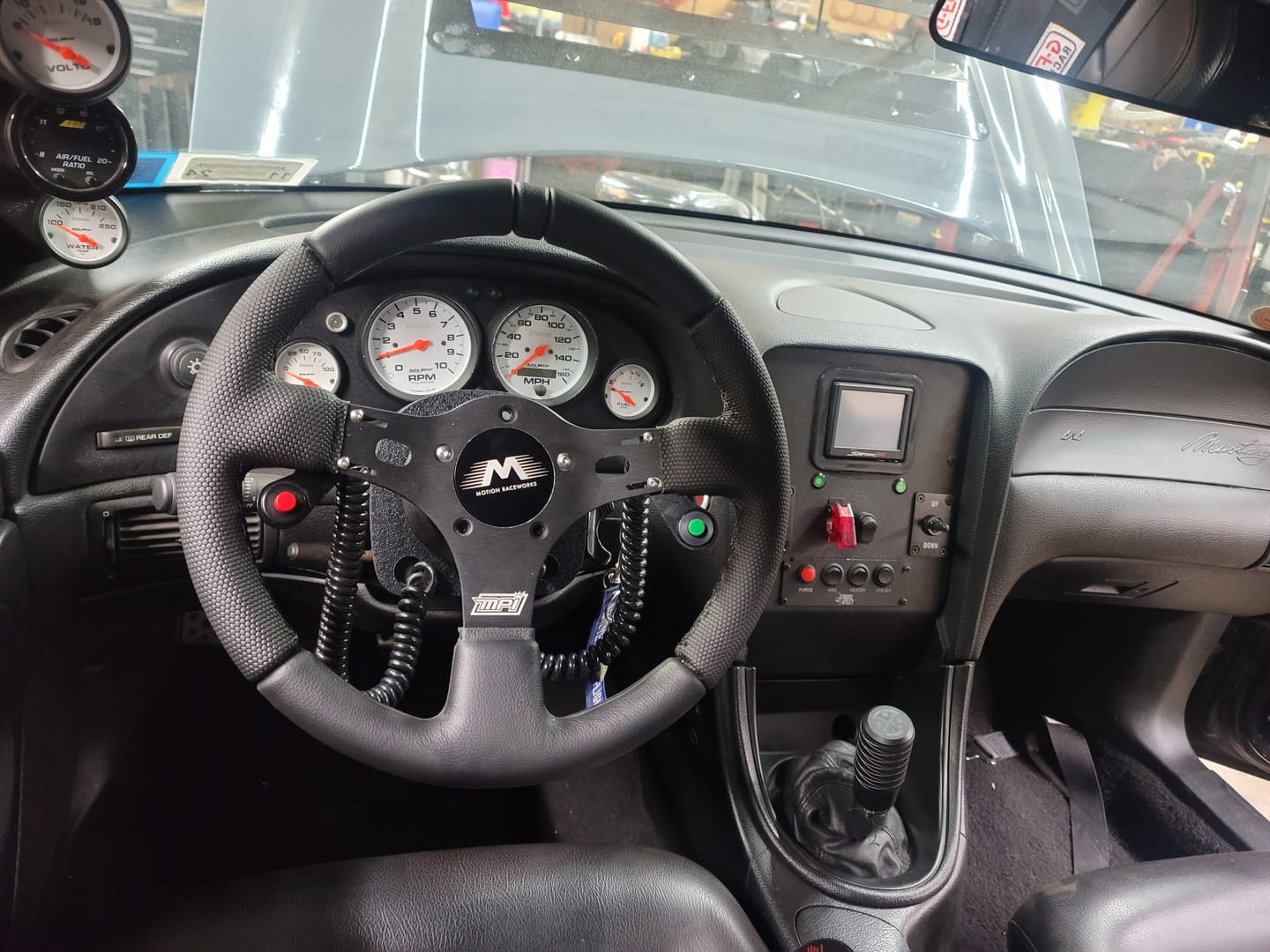 Customer photo review of Motion Raceworks MPI Race Steering Wheel All Black MPI-DRG-R513-BLK