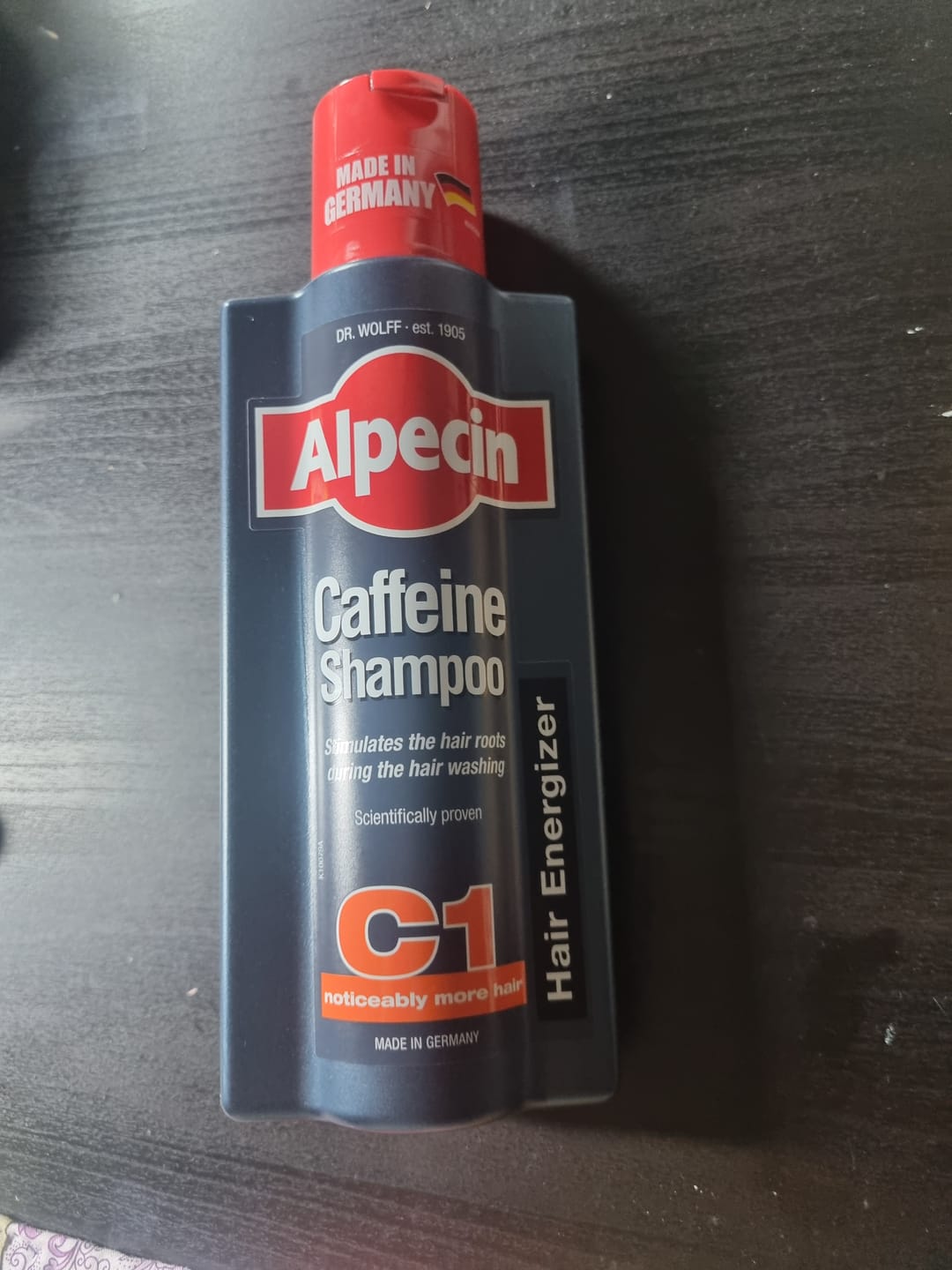 Customer photo review of Alpecin Caffeine Shampoo C1 (375ml)