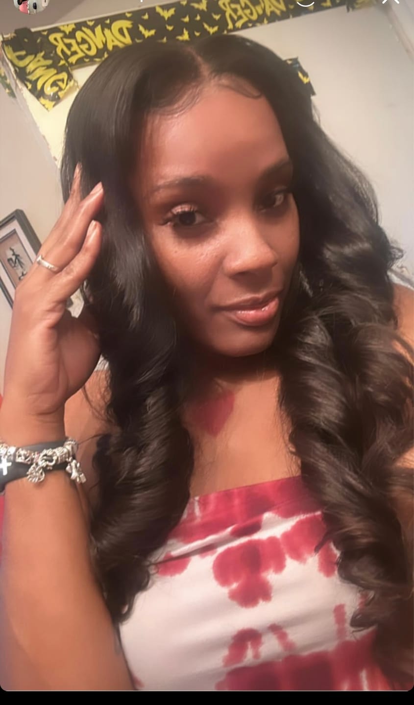 Customer photo review of Raw Indian Straight Hair