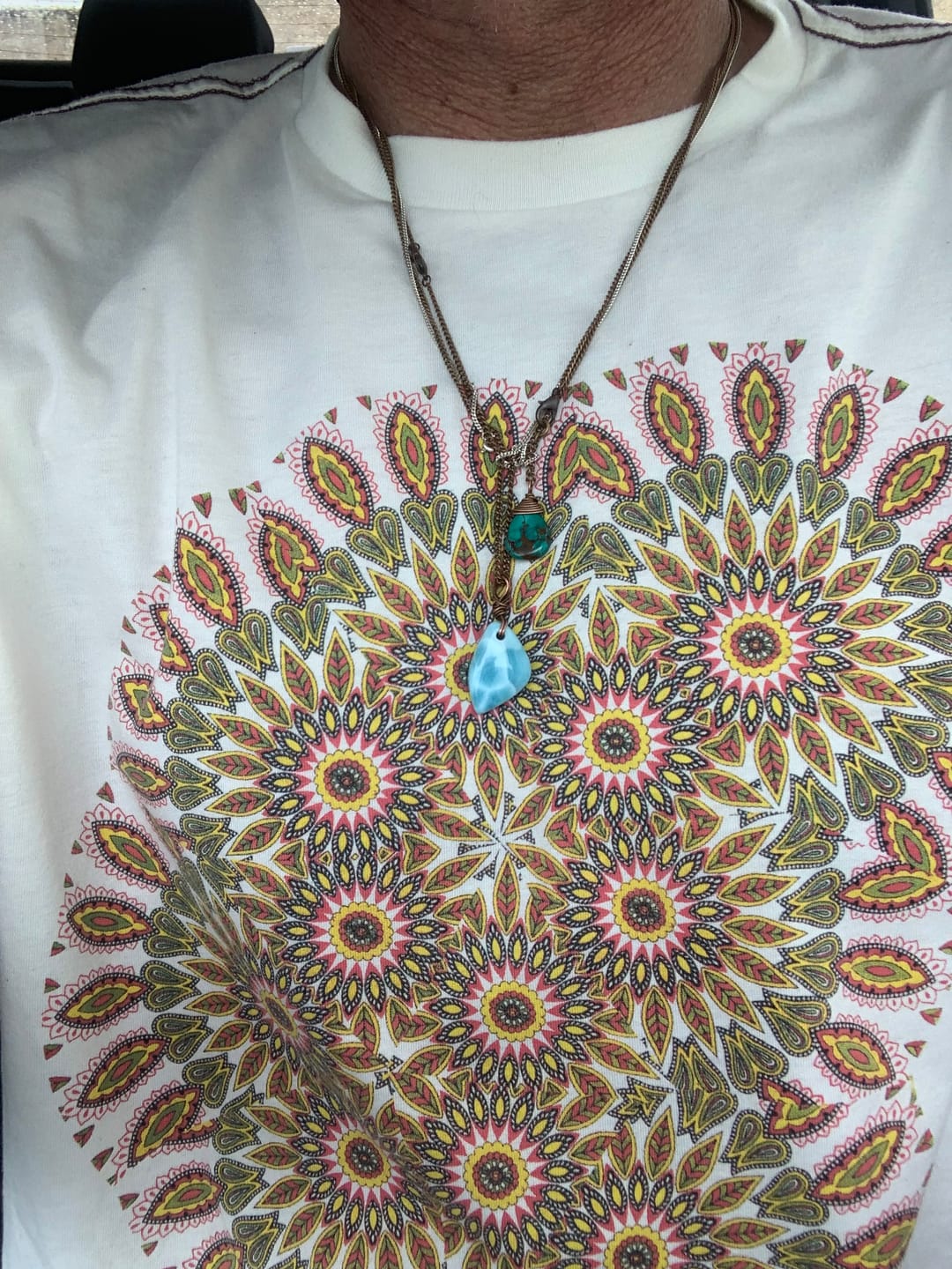 Customer photo review of Larimar pendentif