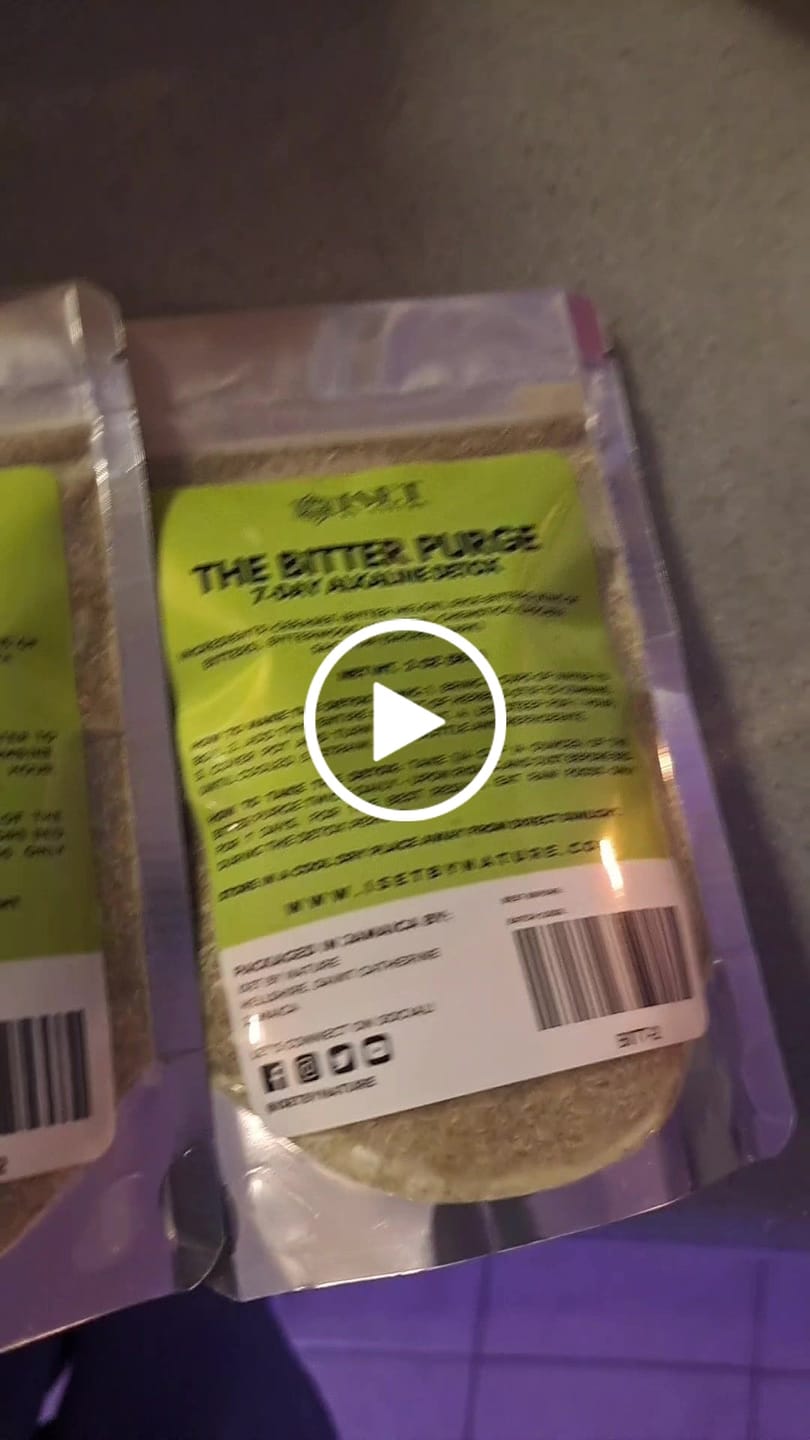 Customer video review of Bitter Purge Herbal Detox Cleanse | With Cerasee (Bitter Melon), Rice Bitters (Andrographis), Bitterwood (Quassia)