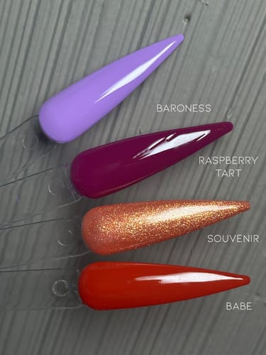 Customer photo review of G905 Baroness Purple Gel Polish