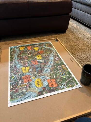 Customer photo review of Pittsburgh | 1000 Piece Puzzle