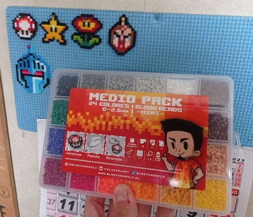 Customer photo review of Medio Pack 2.6mm - 15.000 Piezas - 24 Colores