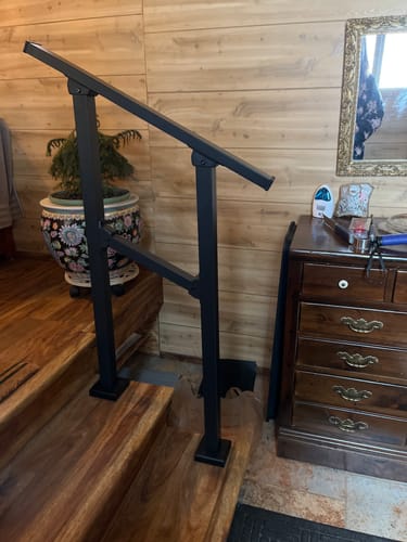 Customer photo review of Stair Handrail Kit