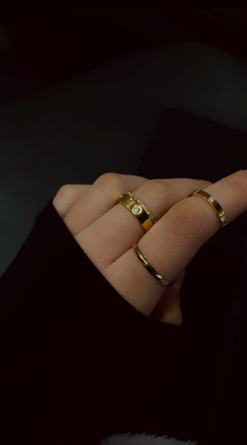 Customer photo review of Lola Ring | 18K vergoldet