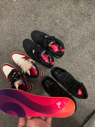 Customer photo review of Move All Day Comfort Casual Insoles