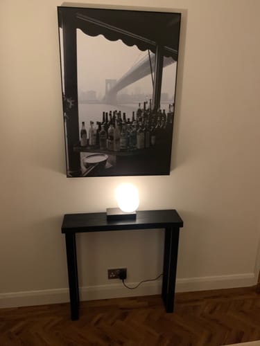 Customer photo review of Rustic Console Table  | 20cm Depth