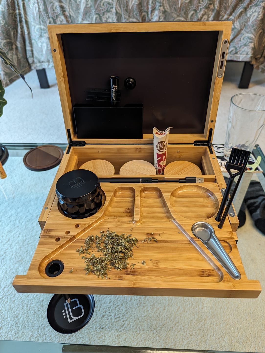 Customer photo review of DISCOVERY Storage stash Box Black