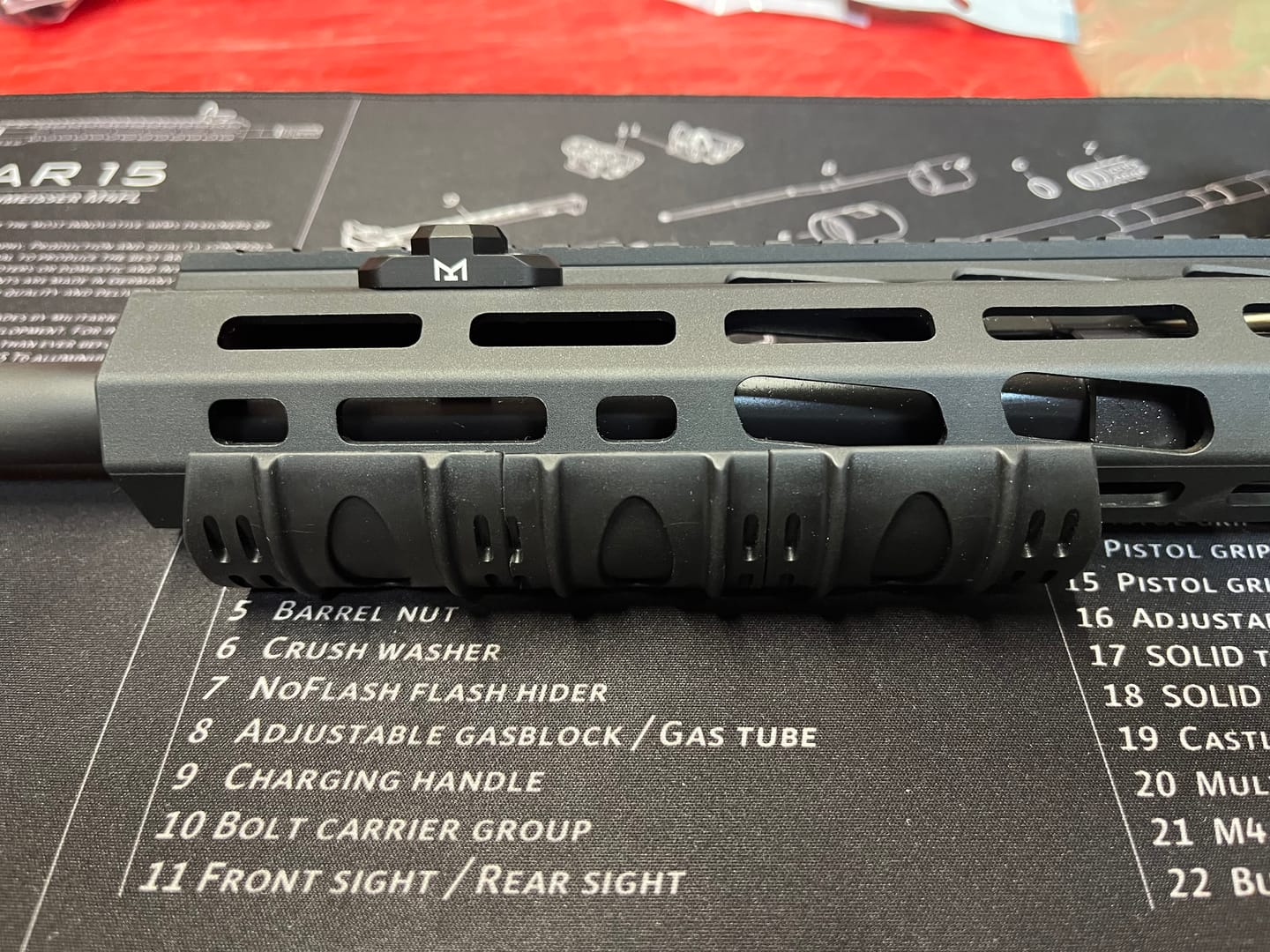 Customer photo review of Vector Optics 21mm MLOK Schiene Länge wählbar