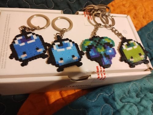 Customer photo review of Mini Plancha Artkal + Adaptador