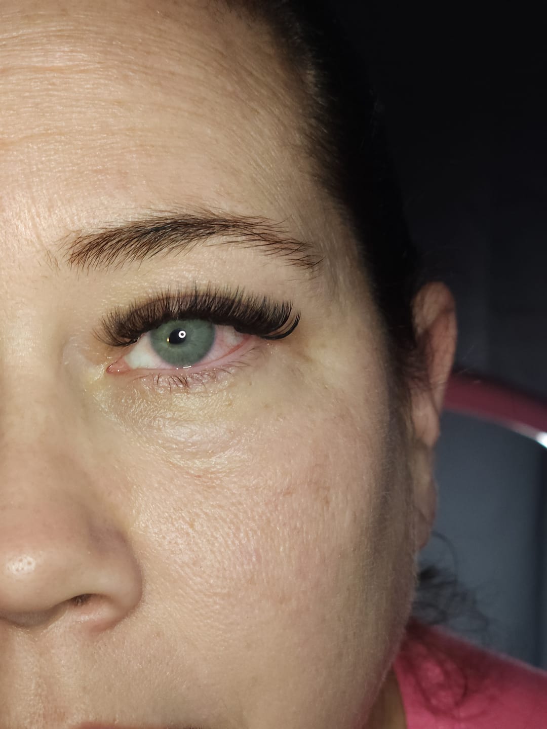 Customer photo review of UV Lash Glue Clear 5ml
