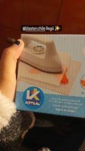 Customer photo review of Mini Plancha Artkal + Adaptador