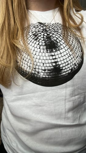 Customer photo review of 'Studio 54' baby tee