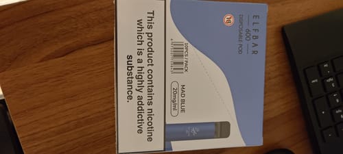 Customer photo review of Elf Bar 600 Puffs Disposable Vape 20mg