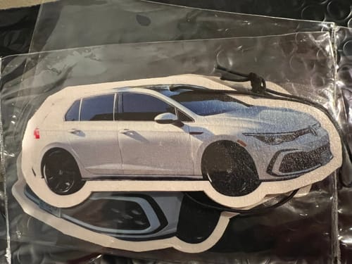 Customer photo review of Custom Car Air Freshener
