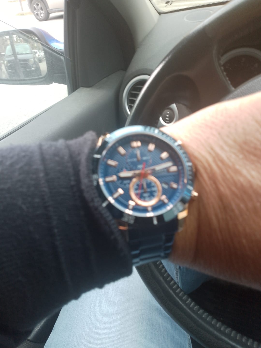 Customer photo review of Curren Berna® orologio uomo acciaio