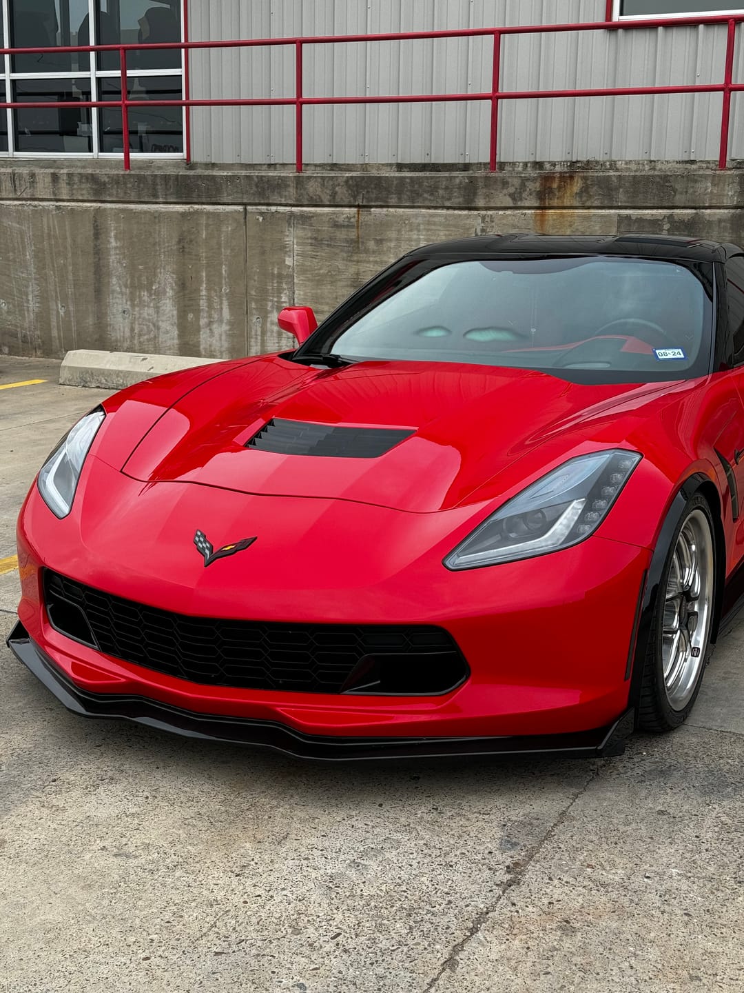 Customer photo review of Chevrolet Corvette C7 Front Fender Flares Wheel Trim
