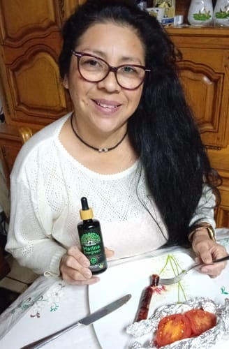 Avis photo d'un client sur Huile d'algues oméga 3 (100ml)