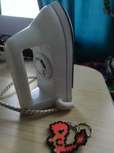 Customer photo review of Mini Plancha Artkal + Adaptador