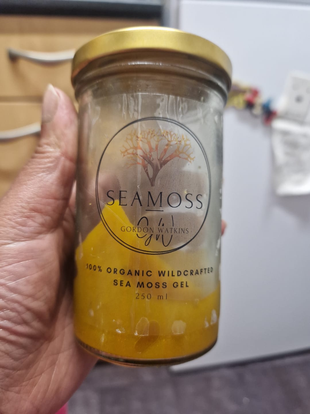 Customer photo review of Infusions Sea Moss Gel - Ginger Turmeric & Honey