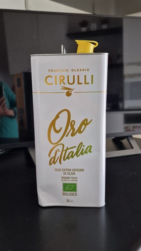 Customer photo review of 1 lattina di olio extravergine Biologico • 3 Litri