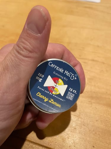 Customer photo review of Cherry Lemon (150mg + B12)