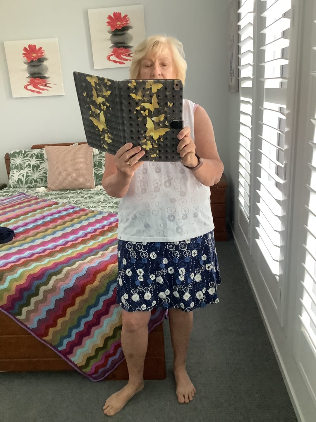 Customer photo review of Sand Dollar Cotton Skort with pockets